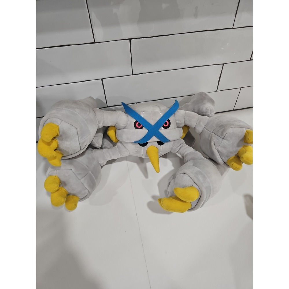 Pokemon Center Official Shiny Mega Metagross Poke Plush 2014 USED